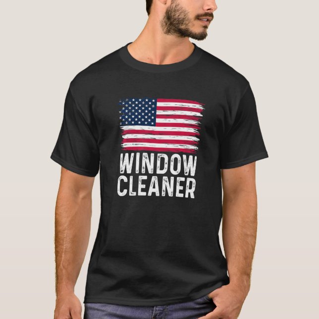 Camiseta Limpieza del limpiador de ventanas 60 (Anverso)