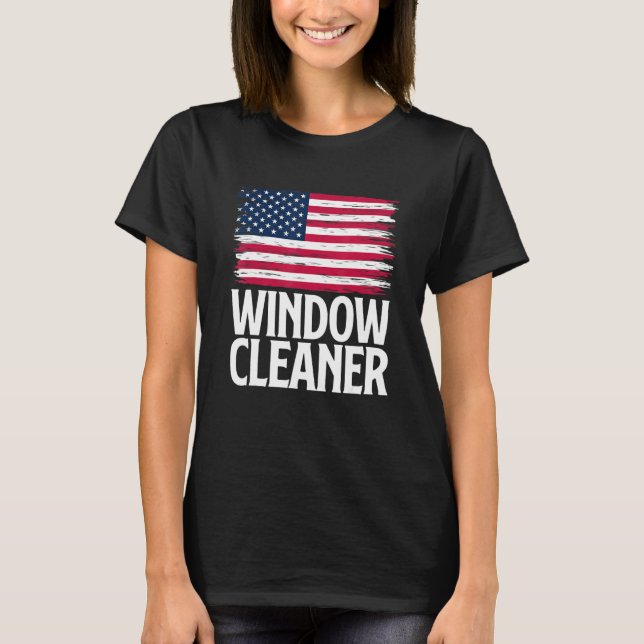 Camiseta Limpieza del limpiador de ventanas 66 (Anverso)