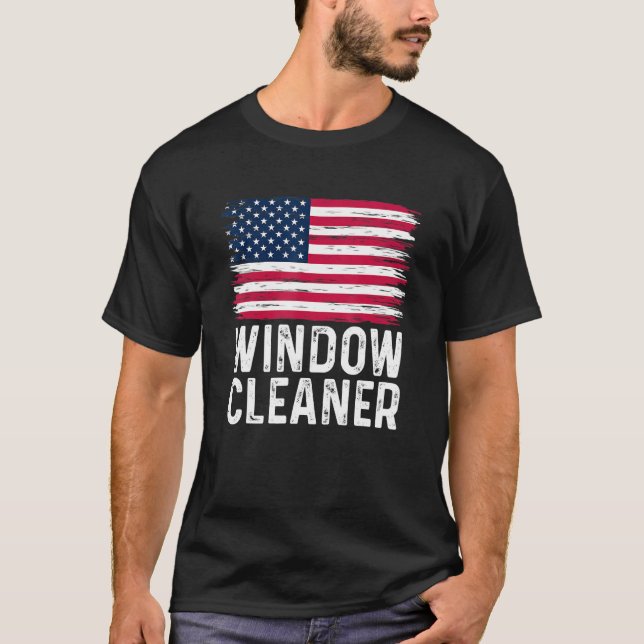 Camiseta Limpieza del limpiador de ventanas 67 (Anverso)