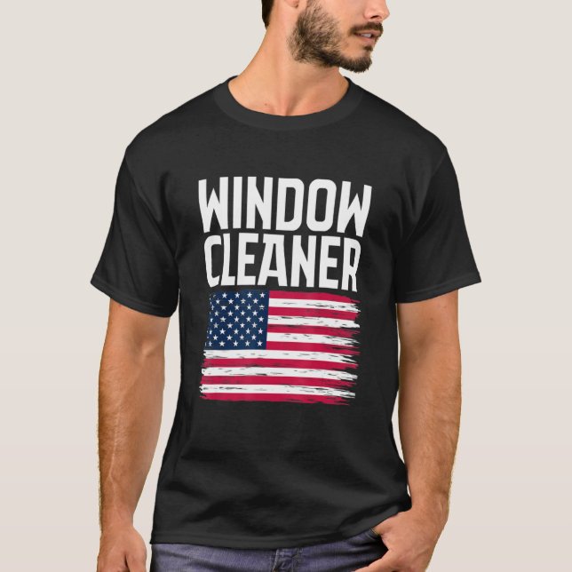 Camiseta Limpieza del limpiador de ventanas 70 (Anverso)