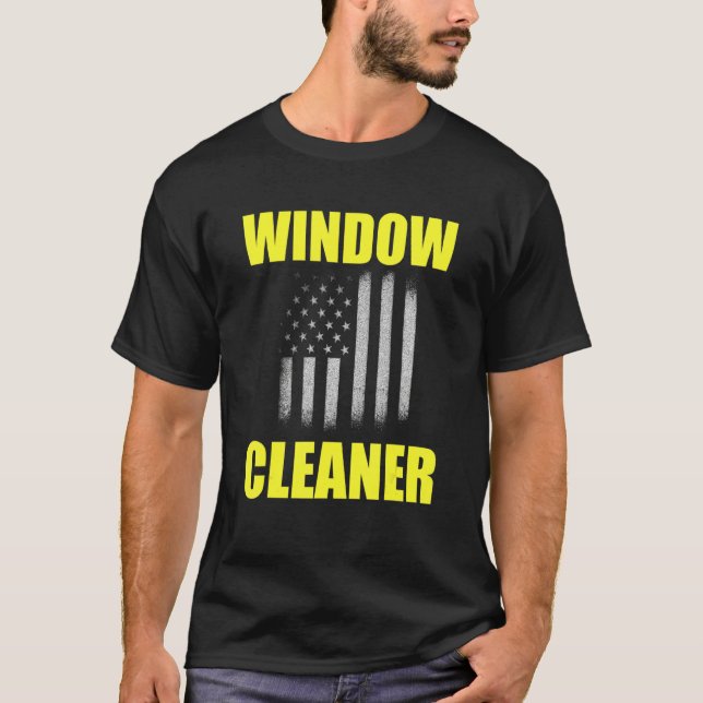 Camiseta Limpieza del limpiador de ventanas 86 (Anverso)