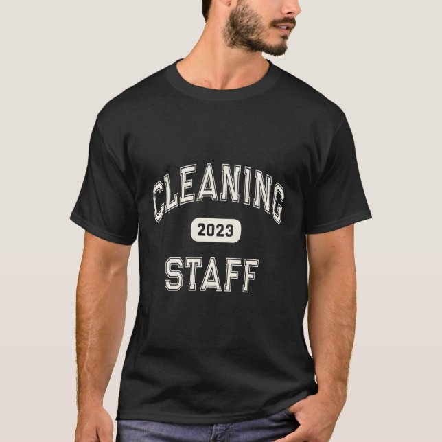 Camiseta Limpieza del personal de limpieza 2023 Custodian (Anverso)