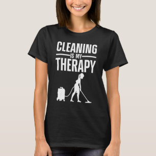 Camiseta Limpieza divertida de arte doméstico para mujeres