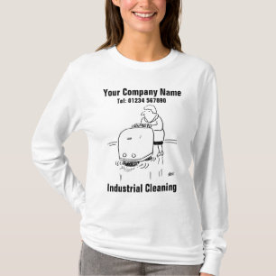 Camiseta Limpieza industrial o limpieza comercial