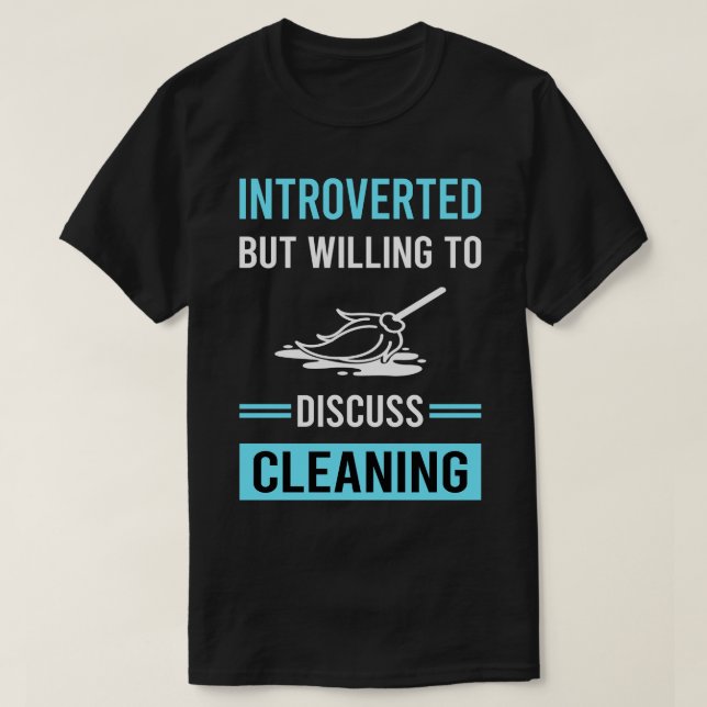 Camiseta Limpieza introvertida (Diseño del anverso)
