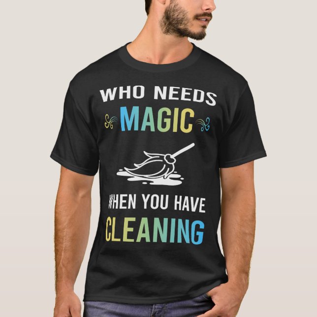 Camiseta Limpieza Mágica Necesaria (Anverso)