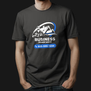 Camiseta Limpieza moderna con lavado a presión de casas