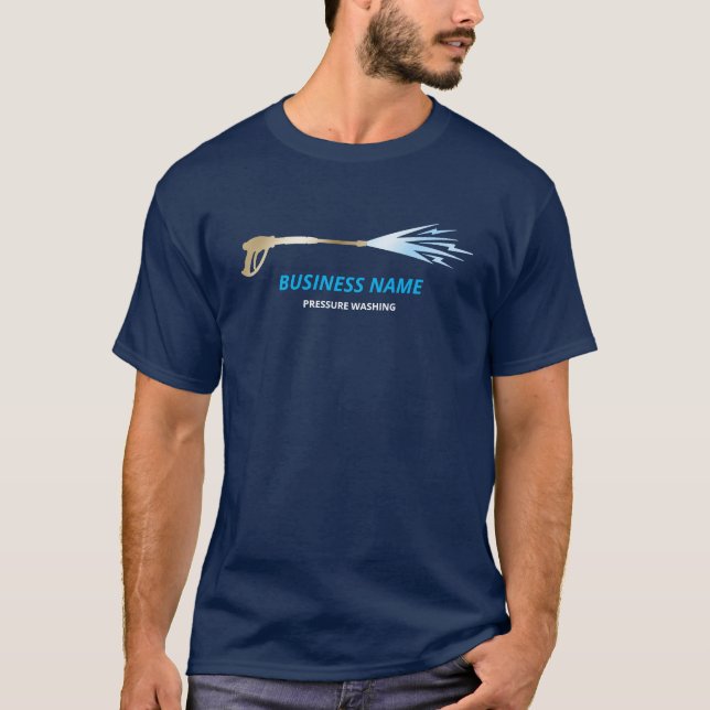 Camiseta Limpieza profesional con hidrolimpiadora Negocio d (Anverso)