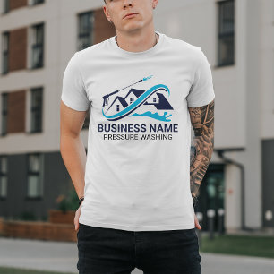 Camiseta Limpieza Profesional de Casas Lavado a Presión Azu