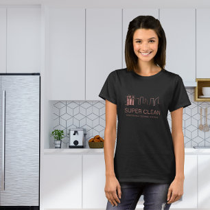 Camiseta Limpieza profesional de casas residenciales comerc