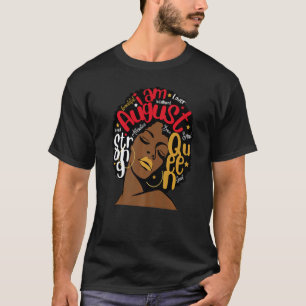 Camiseta Limpieza Roja de cumpleaños Melanin Leo Virgo Soy