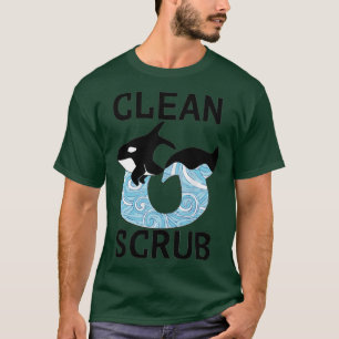 Camiseta Limpieza y crujido de la caza de ballenas asesina