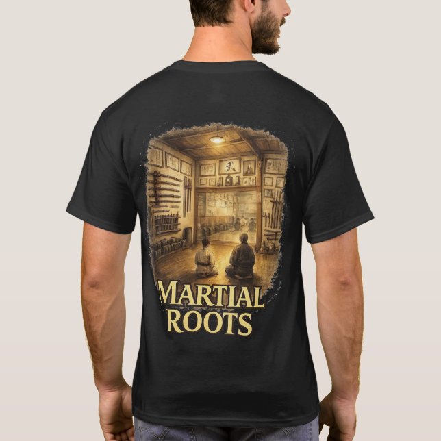 Camiseta Linaje de Karate de Raíces Marciales (Reverso)