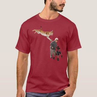 Camiseta Lince contra mujer mayor