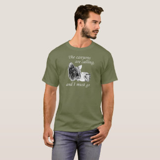 Camiseta Lince. Los barrancos están llamando y debo ir