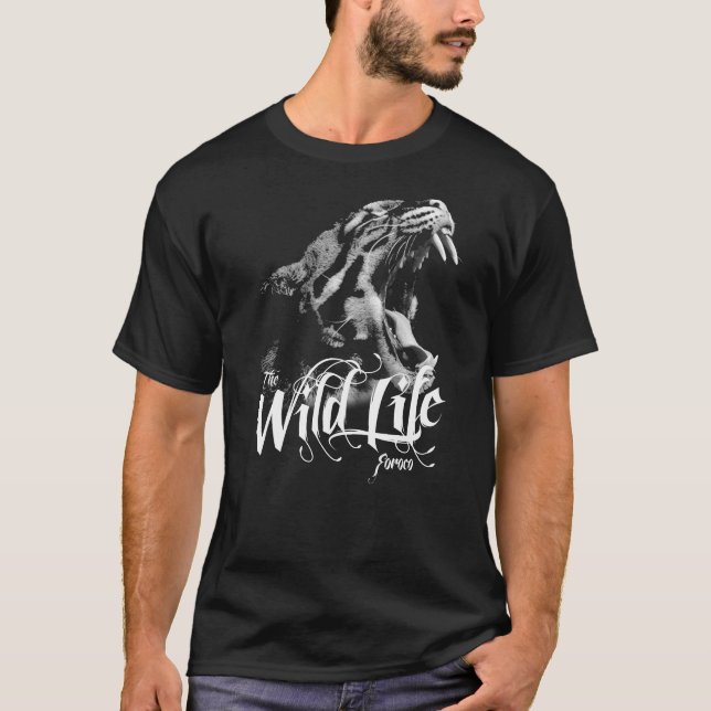 Camiseta Lince salvaje de la vida (Anverso)