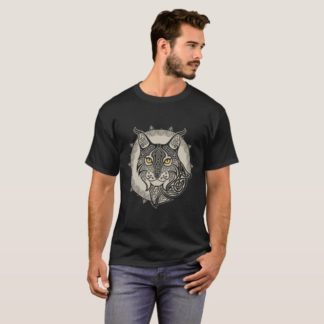 Camiseta Lince septentrional, la señora de la noche (Anverso completo)