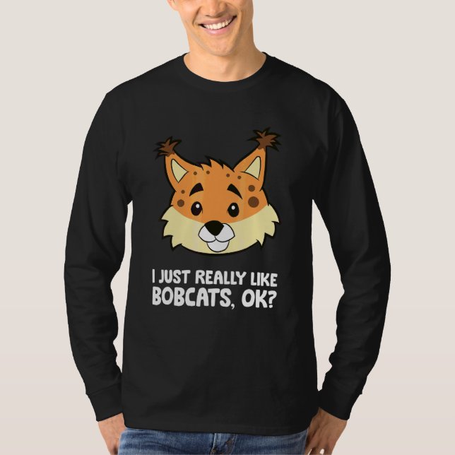 Camiseta Lince  Simplemente Me Gustan Los Linces Ok (Anverso)