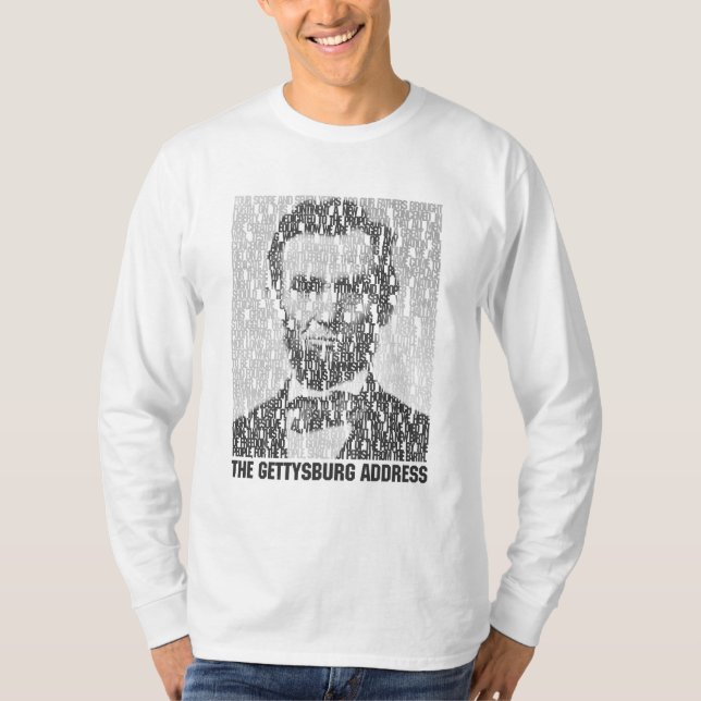 Camiseta Lincoln/camisa de manga larga del mosaico del (Anverso)