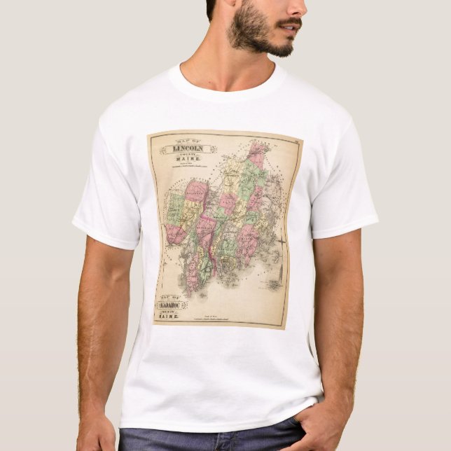 Camiseta Lincoln Co, Sagadahoc Co (Anverso)
