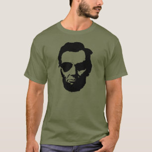 Camiseta Lincoln con gafas de sol aviador - Negro