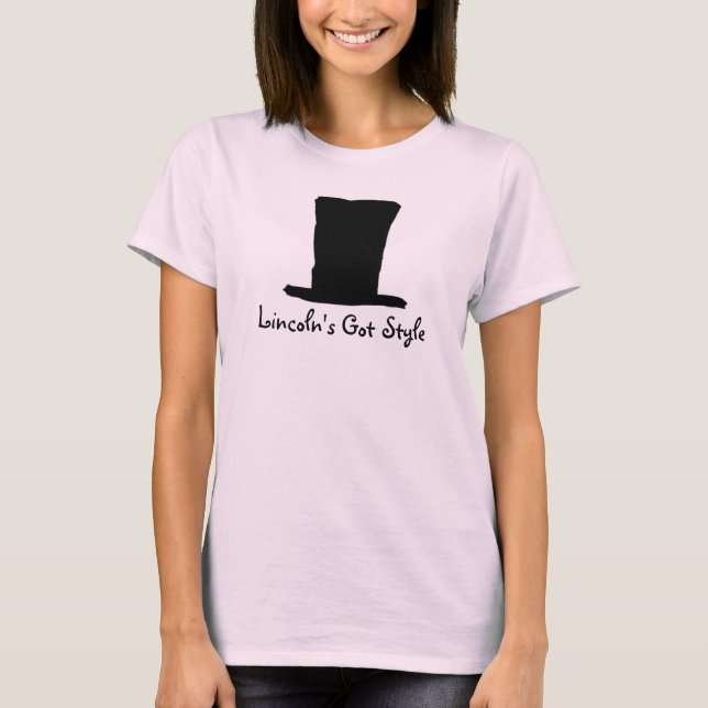 Camiseta Lincoln conseguido estilo (Anverso)