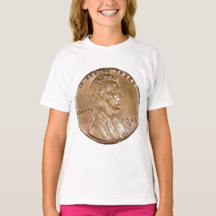 Camiseta Lincoln Head Copper Penny 1943