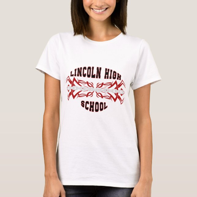 Camiseta Lincoln High School vincula tribal (Anverso)
