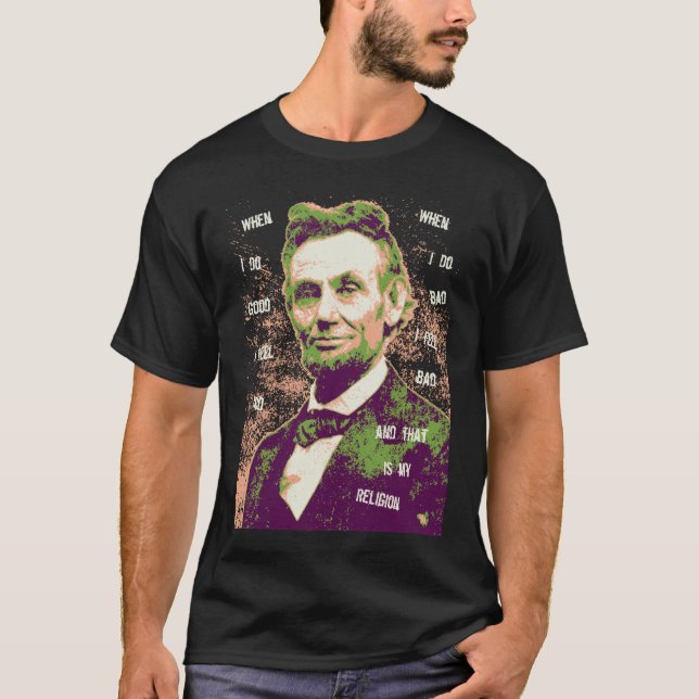 Camiseta Lincoln-Religión-DKT (Anverso)