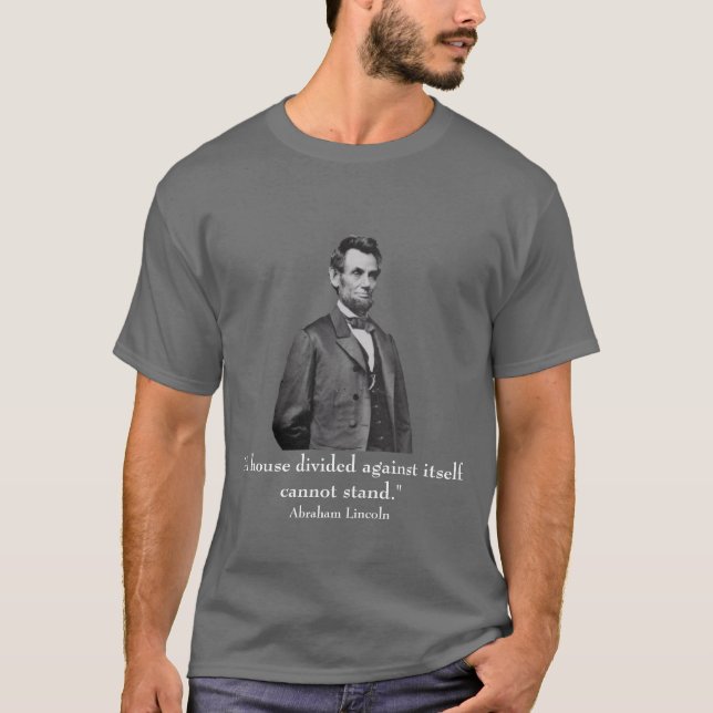 Camiseta Lincoln y cita (Anverso)