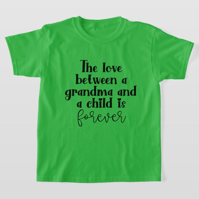 Camiseta linda abuela amor palabra arte unisex (Distribución)