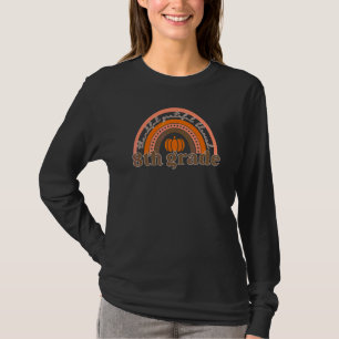 Camiseta Linda Calabaza Arcoíris Agradecida Agradecida Bend