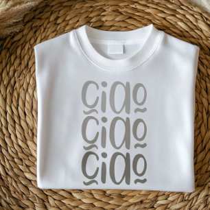 Camiseta linda de Ciao para las vacaciones italian