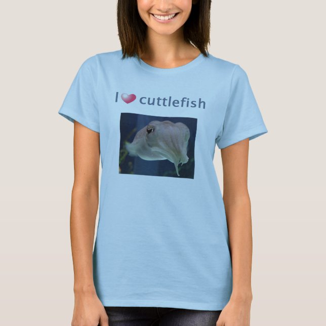 Camiseta linda de Cuddlefish (Anverso)