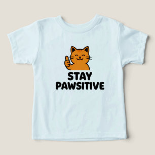 Camiseta linda de gato pelirrojo dando pulgar haci