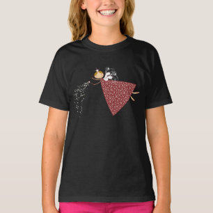 Camiseta linda de hadas del navidad caprichoso de