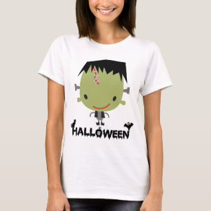 Camiseta linda de Halloween del monstruo de