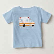 Camiseta linda de la ambulancia - bebé - niños