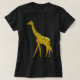 Camiseta linda de la jirafa para su regalo animal (Diseño del anverso)