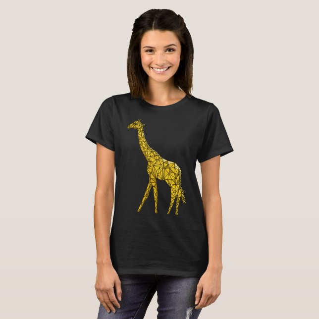 Camiseta linda de la jirafa para su regalo animal (Anverso completo)