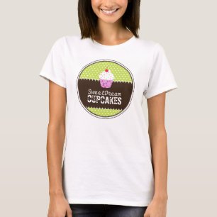 Camiseta linda de la panadería de la magdalena