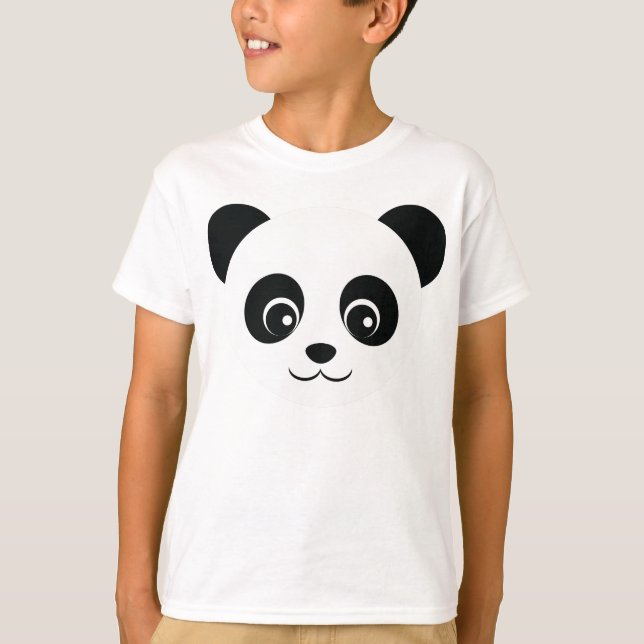 Camiseta linda de la panda (Anverso)