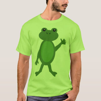 Camiseta linda de la rana