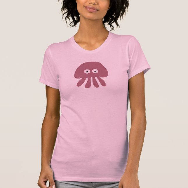 Camiseta linda de las medusas (Anverso)