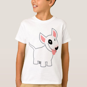 Camiseta linda de los niños de bull terrier del