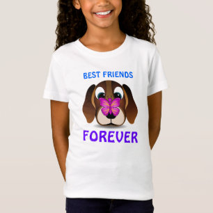Camiseta linda de los niños de los mejores amigos