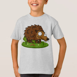 Camiseta linda de los niños del erizo