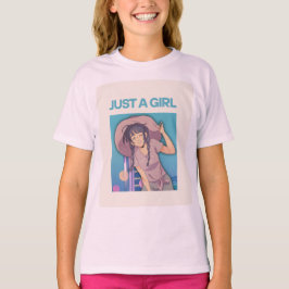camiseta linda de niña