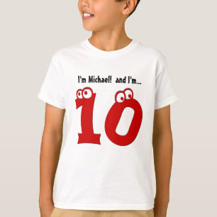 Camiseta linda del cumpleaños para el número del