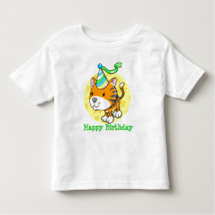 Camiseta linda del feliz cumpleaños de Cub de